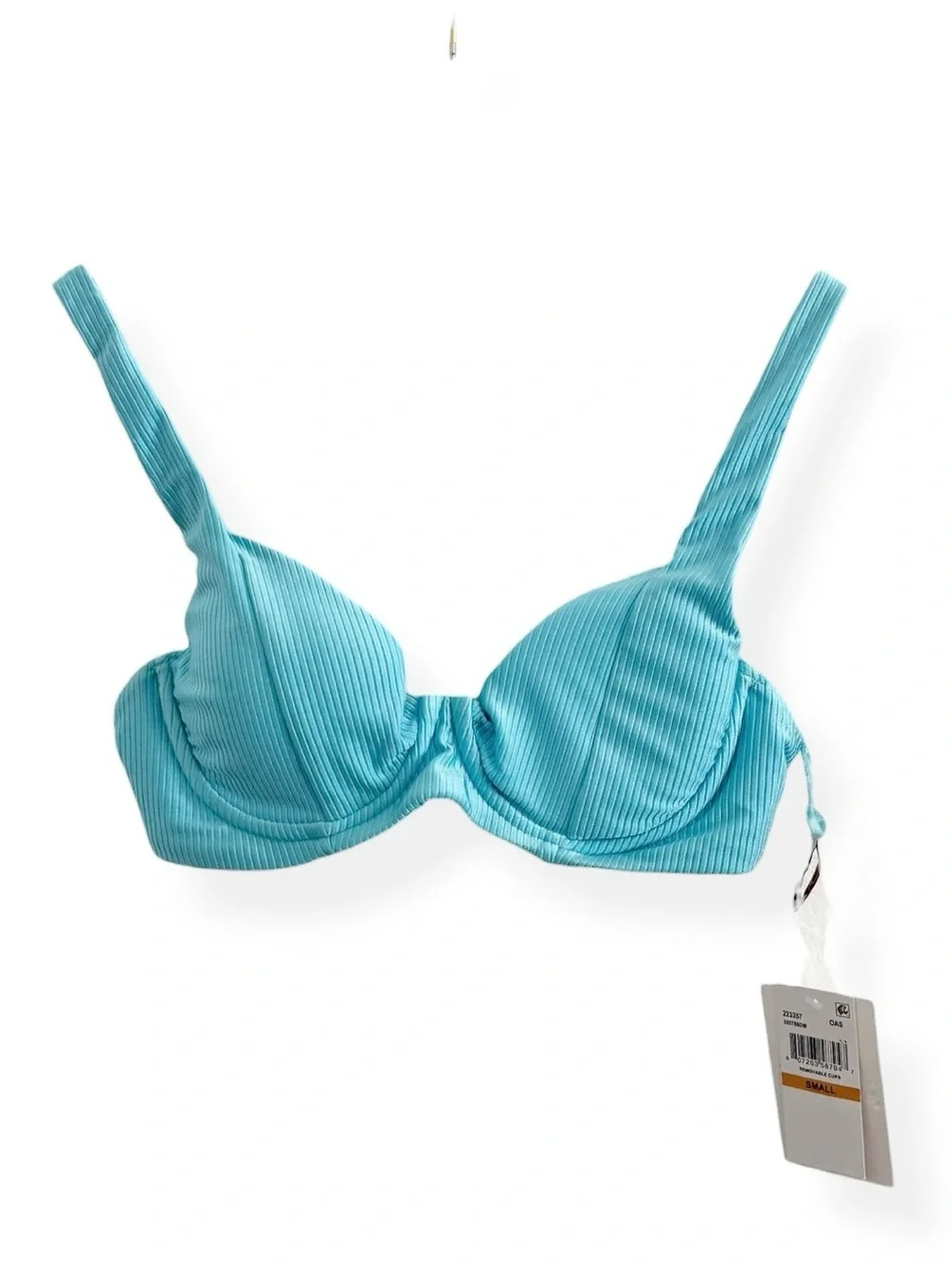 NWT BECCA Monte Carlo Underwire Bikini Top Swimwear Separates Oasis, Small - Picture 3 of 4